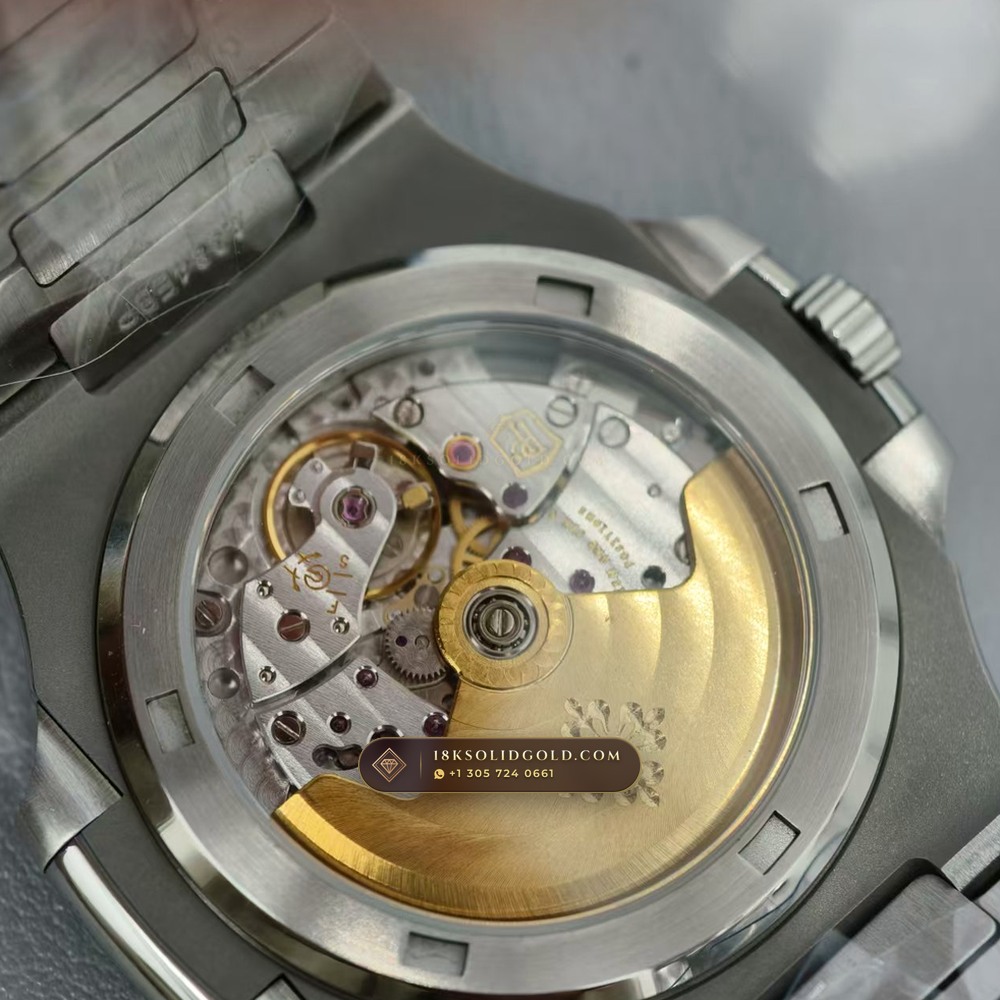 Patek Philippe Nautilus Self-Winding Custom SW Dial Deep Crystal Optics Reference 5711/1A — Salon Edition — Studio Gallery Plate VII in 904L Stainless Steel Custom Architecture (115.2g Verified Mass, Patek Philippe Cal. 26-330 S C / Cal. 324 S C - 21K Gold Rotor)