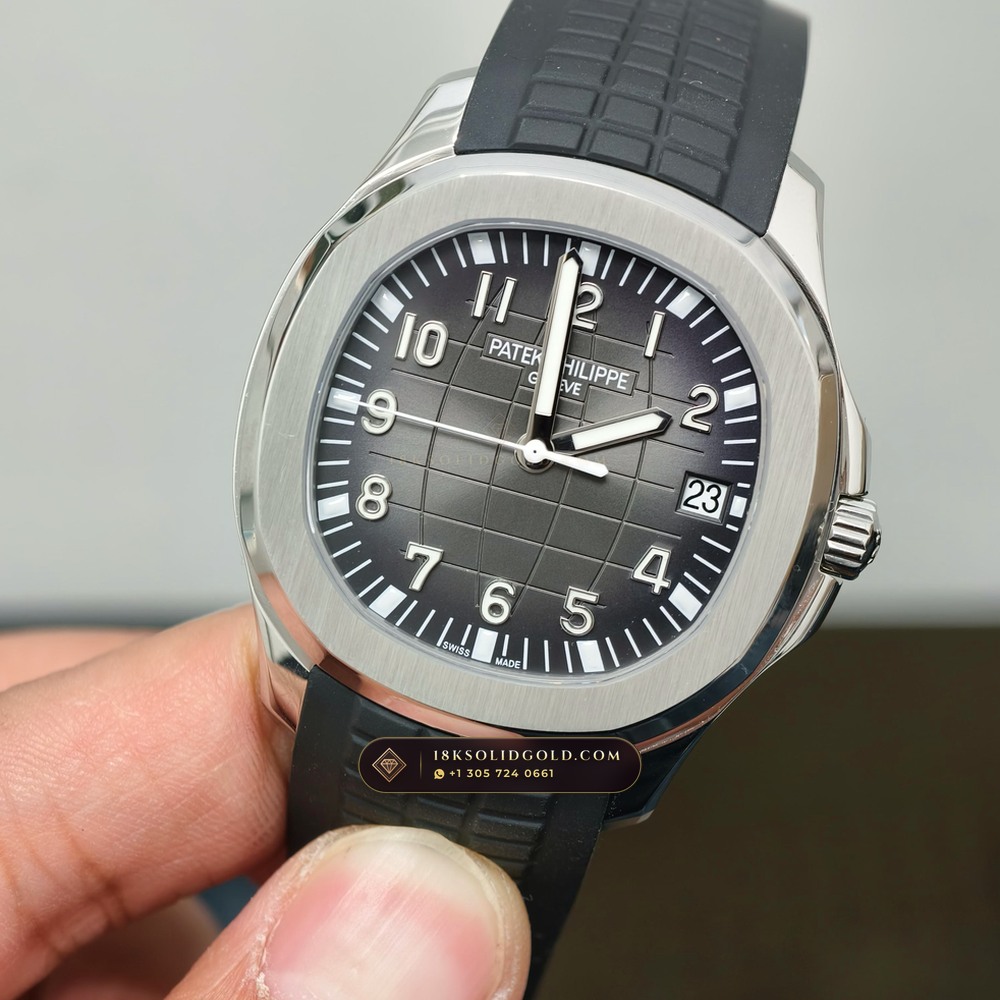 Patek Philippe Aquanaut Extra-Large Self-Winding Hand-Chamfered Bevel Spec Reference 5167A — Salon Edition angle 2