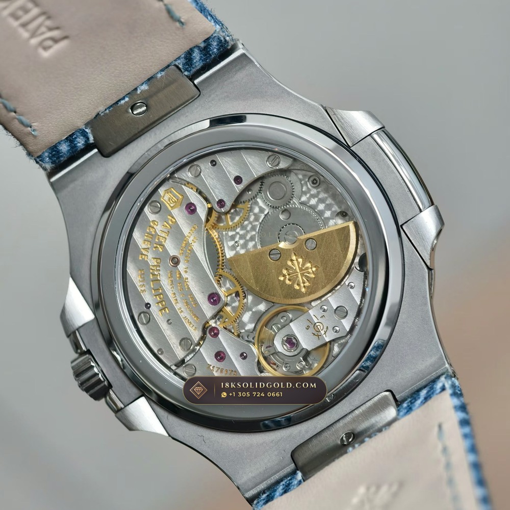 Patek Philippe Nautilus Moonphase & Power Reserve Custom SW Dial Reference 5712A — Salon Edition — Studio Gallery Plate VII in 904L Stainless Steel Custom Architecture (116.5g Verified Mass, Patek Philippe Cal. 240 PS IRM C LU - 22K Gold Micro-Rotor)