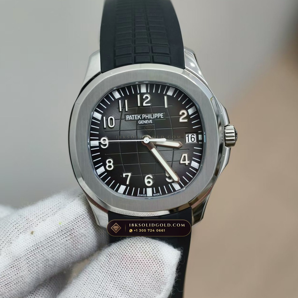 Patek Philippe Aquanaut Extra-Large Self-Winding Custom SW Dial Deep Crystal Optics Reference 5167A — Salon Edition
