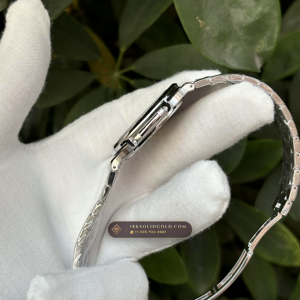 Patek Philippe Nautilus Off-Catalogue Baguette Ruby Bezel Diamond-Set Bezel 950 Platinum Reference 5711/112P-001 — Hallmarked Edition — Studio Gallery Plate VII in 950 Platinum Pt950 (244.6g Verified Mass, Patek Philippe Cal. 26-330 S C / Cal. 324 S C - 21K Gold Rotor)