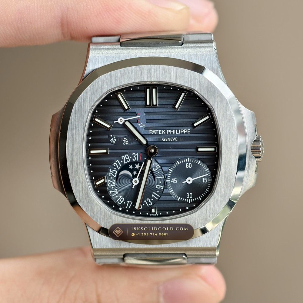Patek Philippe Nautilus Moonphase & Power Reserve Reference 5712/1A — Salon Edition