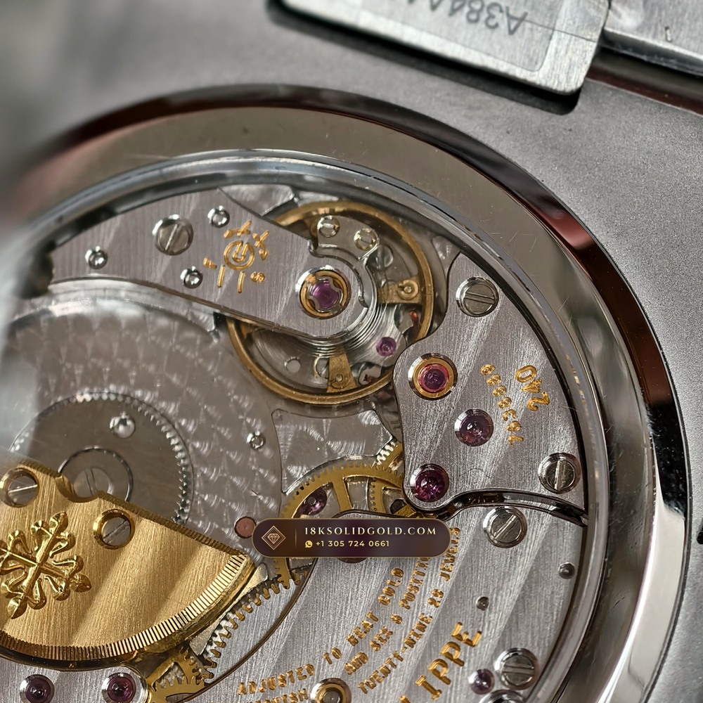 Patek Philippe Nautilus Moonphase & Power Reserve Reference 5712/1A — Salon Edition — Studio Gallery Plate VII in 904L Stainless Steel Custom Architecture (116.1g Verified Mass, Patek Philippe Cal. 240 PS IRM C LU - 22K Gold Micro-Rotor)
