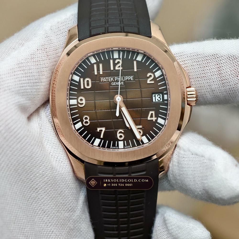 Patek Philippe Aquanaut Extra-Large Self-Winding 18K Rose Gold Reference 5167R-001 — Hallmarked Edition