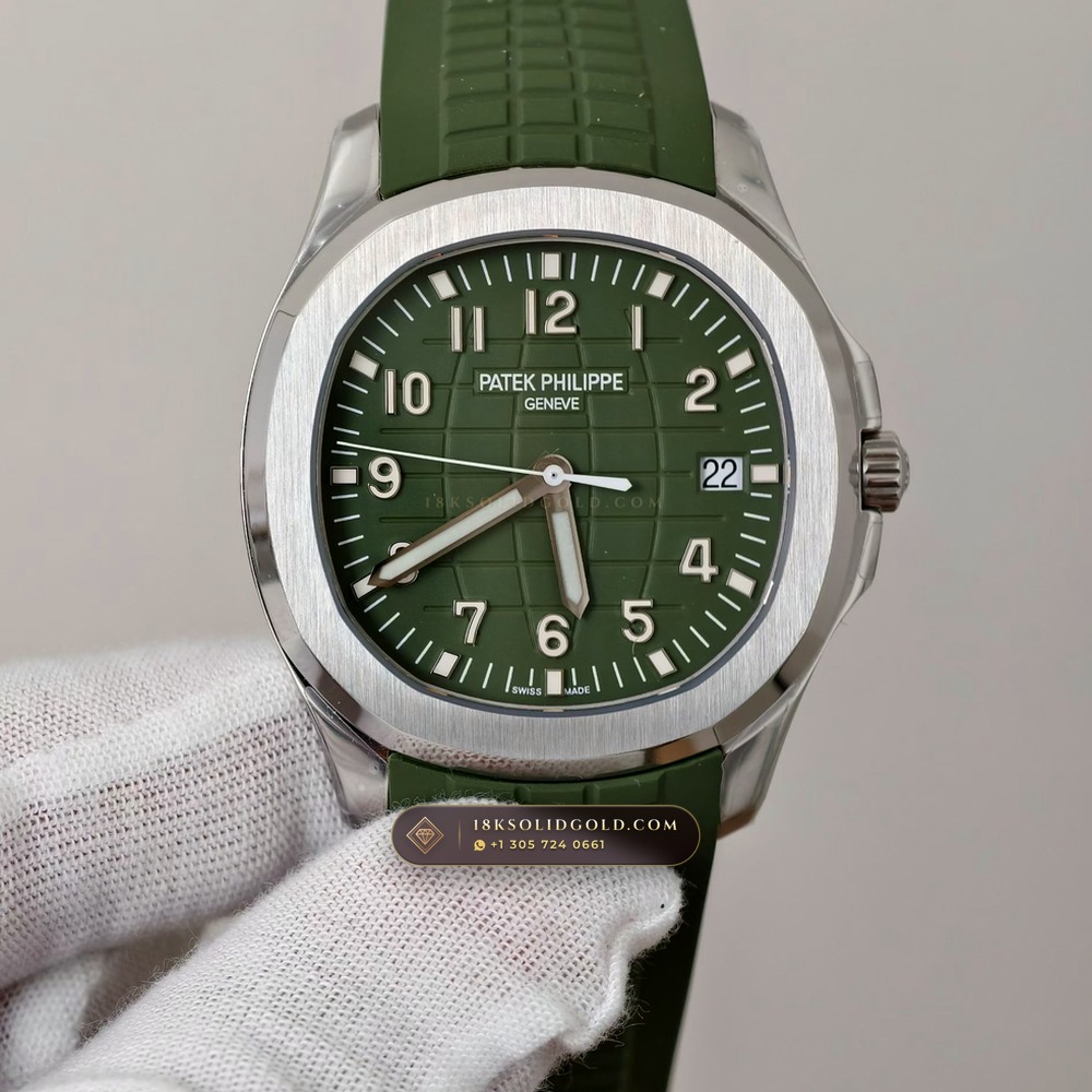 Patek Philippe Aquanaut Jumbo 42.2mm 18K White Gold Reference 5168G-010 — Hallmarked Edition