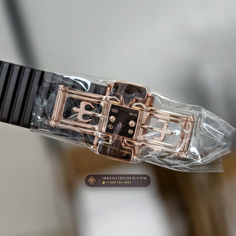 Patek Philippe Aquanaut Extra-Large Self-Winding 18K Rose Gold Chronometer Regulated Spec Reference 5167R — Hallmarked Edition — Studio Gallery Plate IX in 18K Rose Gold Au750 (108.2g Verified Mass, Patek Philippe Cal. 324 S C - 21K Gold Rotor)