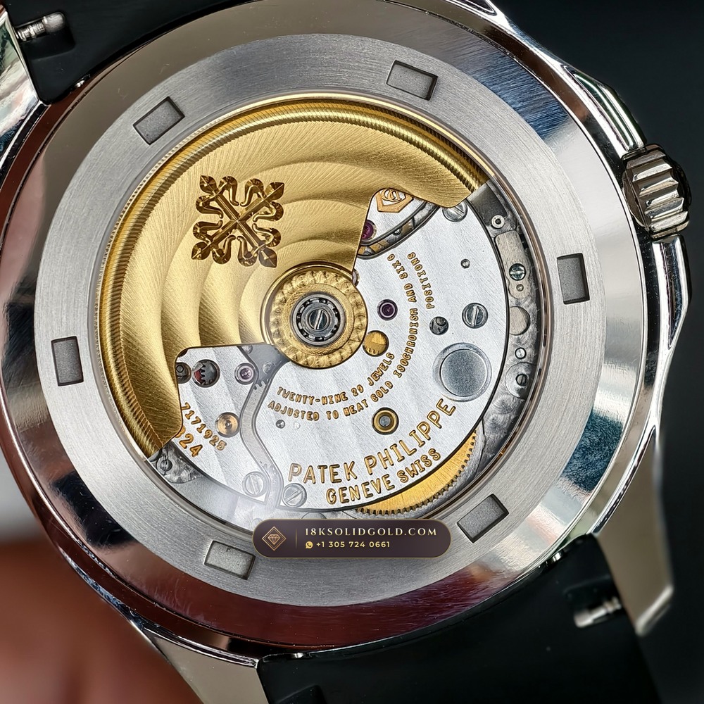 Patek Philippe Aquanaut Extra-Large Self-Winding Reference 5167A — Salon Edition — Studio Gallery Plate VII in 904L Stainless Steel Custom Architecture (79.9g Verified Mass, Patek Philippe Cal. 324 S C - 21K Gold Rotor)