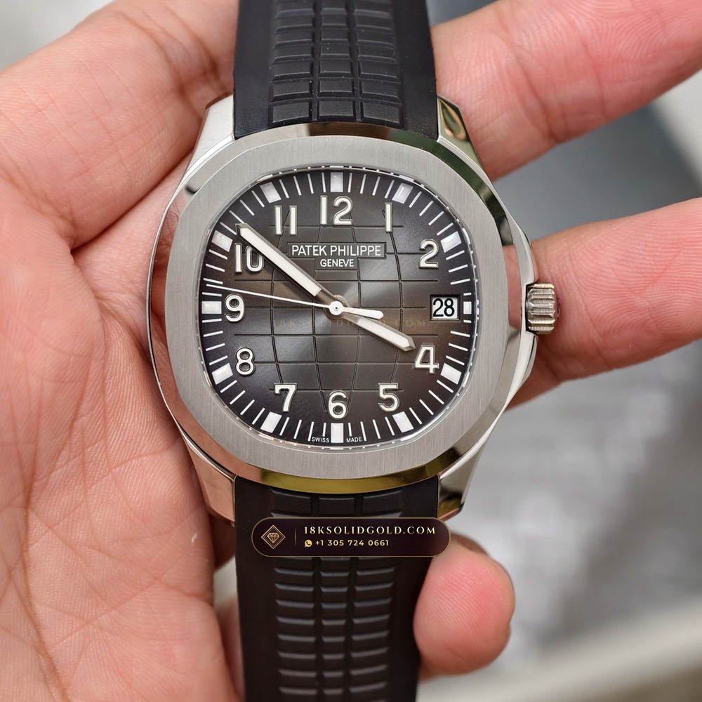 Patek Philippe Aquanaut Extra-Large Self-Winding Sapphire Caseback Spec Reference 5167A — Salon Edition