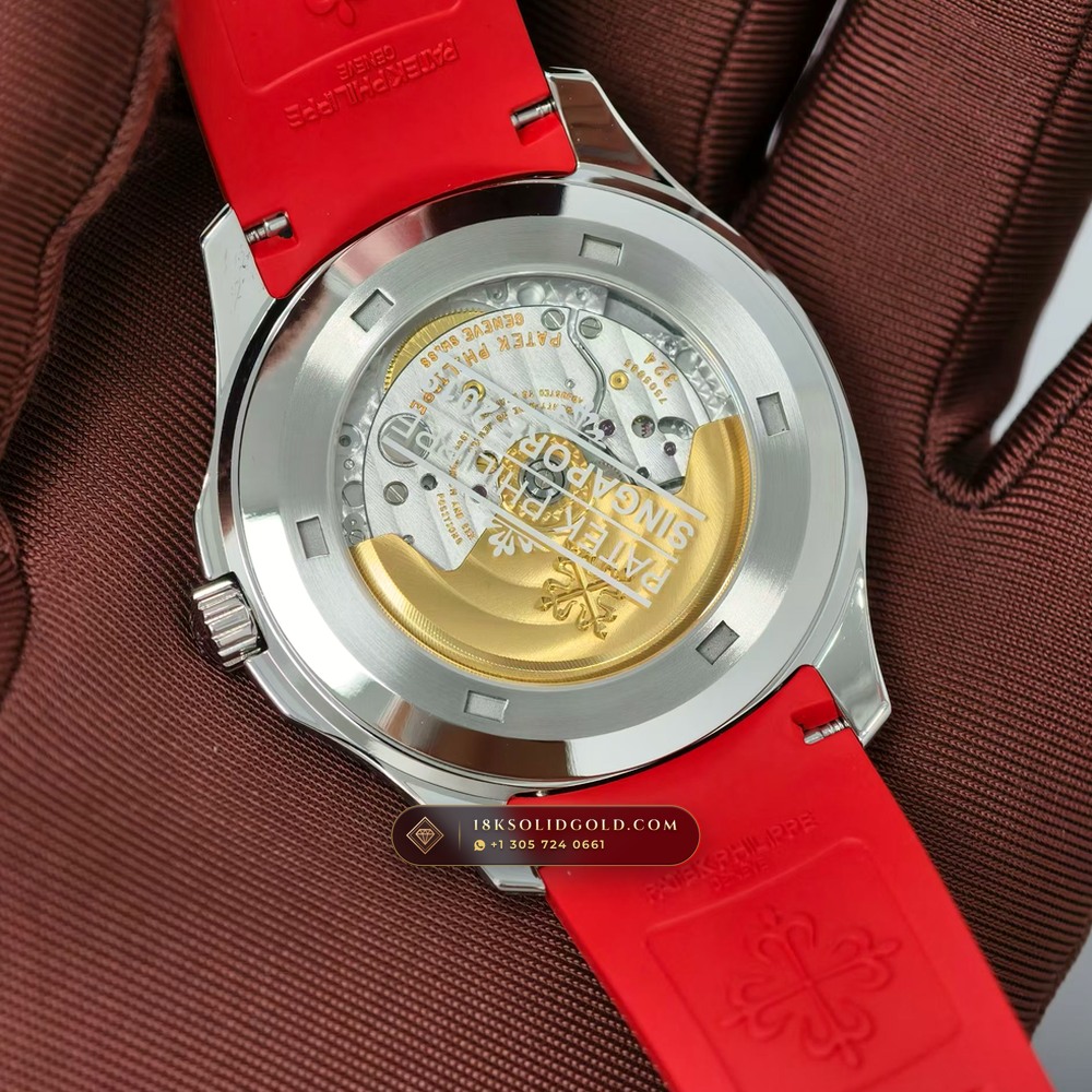 Patek Philippe Aquanaut Extra-Large Self-Winding Reference 5167A-012 — Salon Edition — Studio Gallery Plate VII in 904L Stainless Steel Custom Architecture (79.8g Verified Mass, Patek Philippe Cal. 324 S C - 21K Gold Rotor)