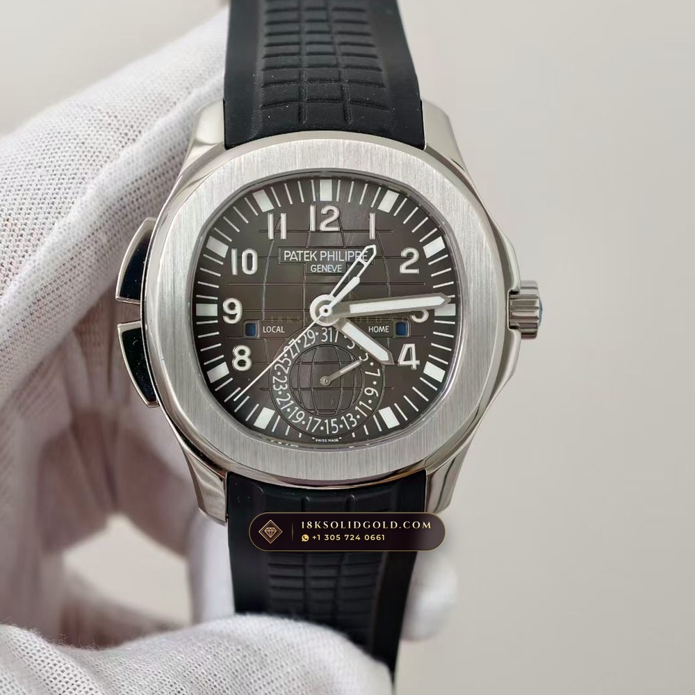 Patek Philippe Aquanaut Travel Time Dual-Zone Reference 5164A — Salon Edition