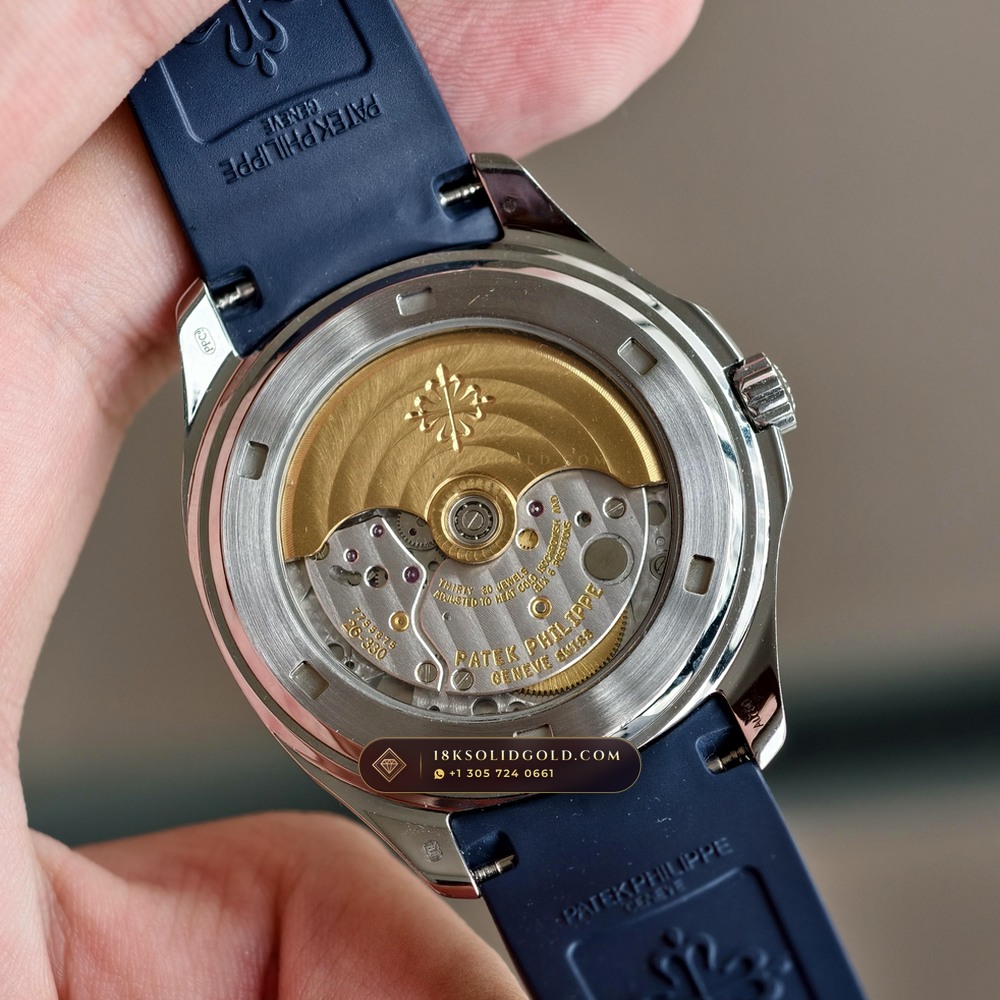 Patek Philippe Aquanaut Luce Haute Joaillerie Diamond-Set Bezel 18K White Gold Reference 5268/461G-001 — Hallmarked Edition — Studio Gallery Plate VIII in 18K White Gold Au750 (114.5g Verified Mass, Patek Philippe Cal. 26-330 S C - 21K Gold Rotor)