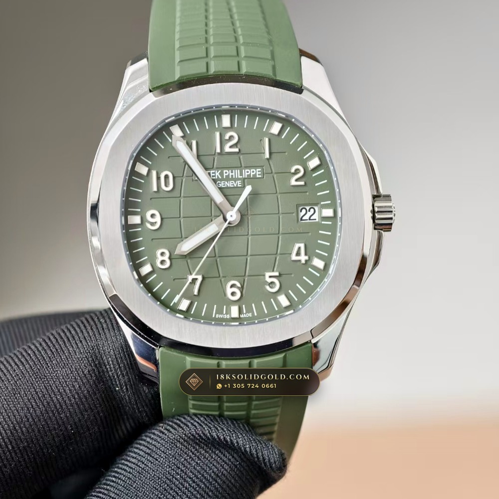 Patek Philippe Aquanaut Jumbo 42.2mm 18K White Gold Zurich Collector Spec Reference 5168G — Hallmarked Edition