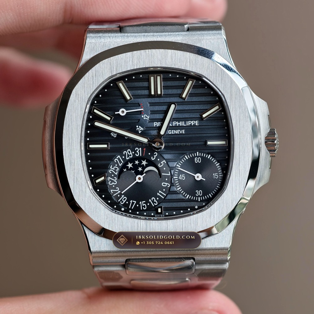Patek Philippe Nautilus Moonphase & Power Reserve Reference 5712/1A-001 — Salon Edition