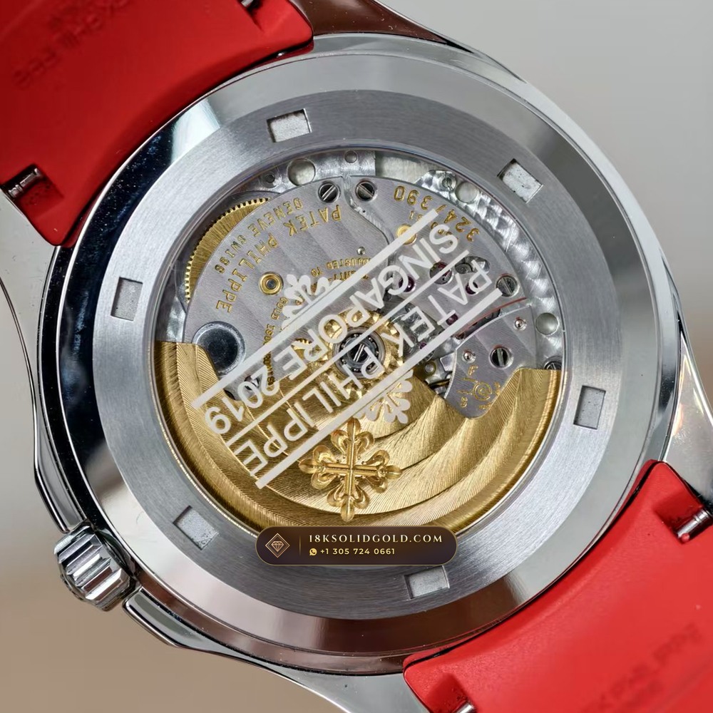 Patek Philippe Aquanaut Extra-Large Self-Winding Singapore Special Edition Reference 5167A — Salon Edition — Studio Gallery Plate VIII in 904L Stainless Steel Custom Architecture (79.9g Verified Mass, Patek Philippe Cal. 324 S C - 21K Gold Rotor)