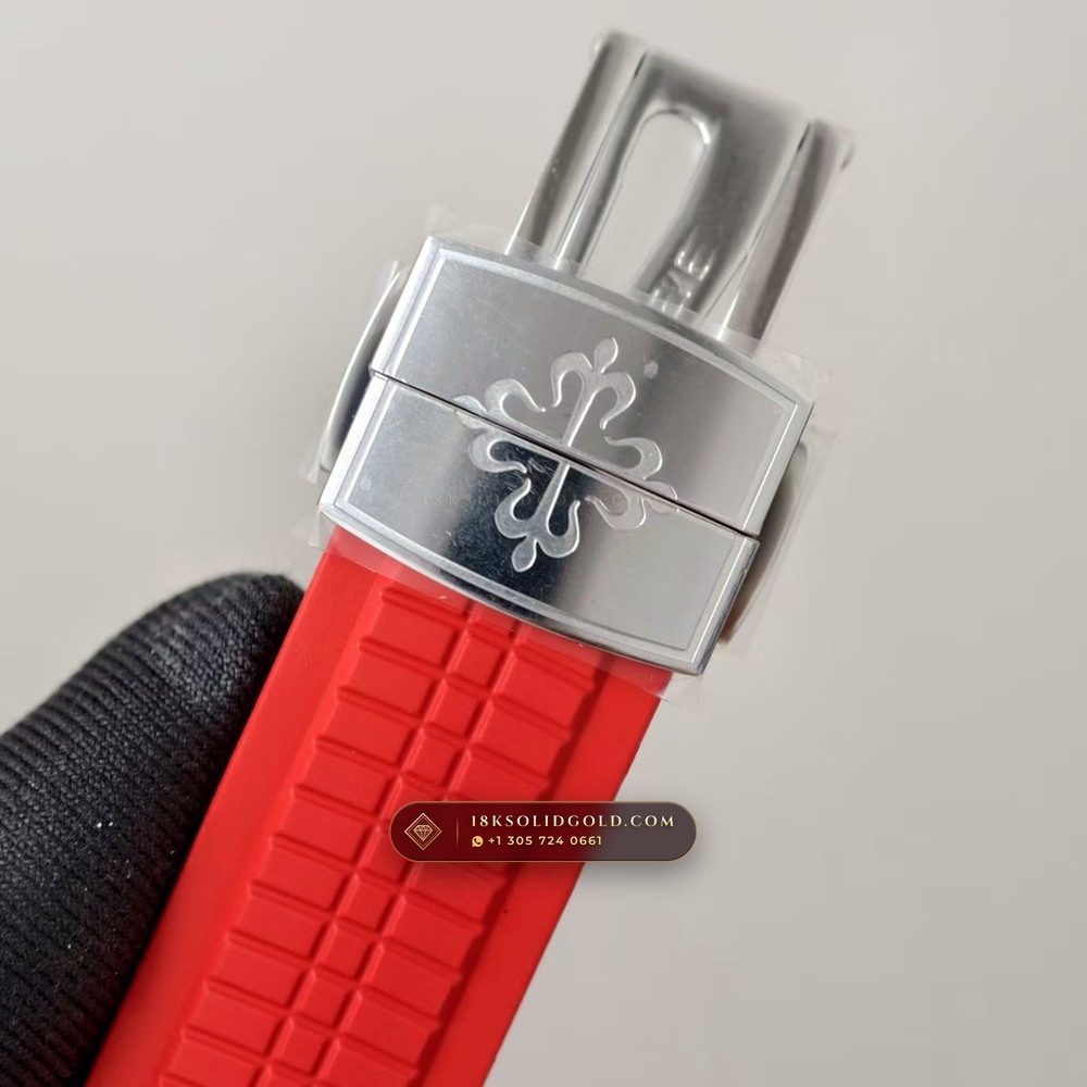 Patek Philippe Aquanaut Extra-Large Self-Winding Singapore Special Edition Reference 5167A — Salon Edition — Studio Gallery Plate IX in 904L Stainless Steel Custom Architecture (79.9g Verified Mass, Patek Philippe Cal. 324 S C - 21K Gold Rotor)