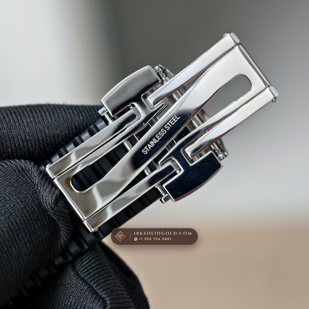 Patek Philippe Aquanaut Extra-Large Self-Winding Monte-Carlo Showroom Spec Reference 5167A — Salon Edition — Studio Gallery Plate VII in 904L Stainless Steel Custom Architecture (79.2g Verified Mass, Patek Philippe Cal. 324 S C - 21K Gold Rotor)