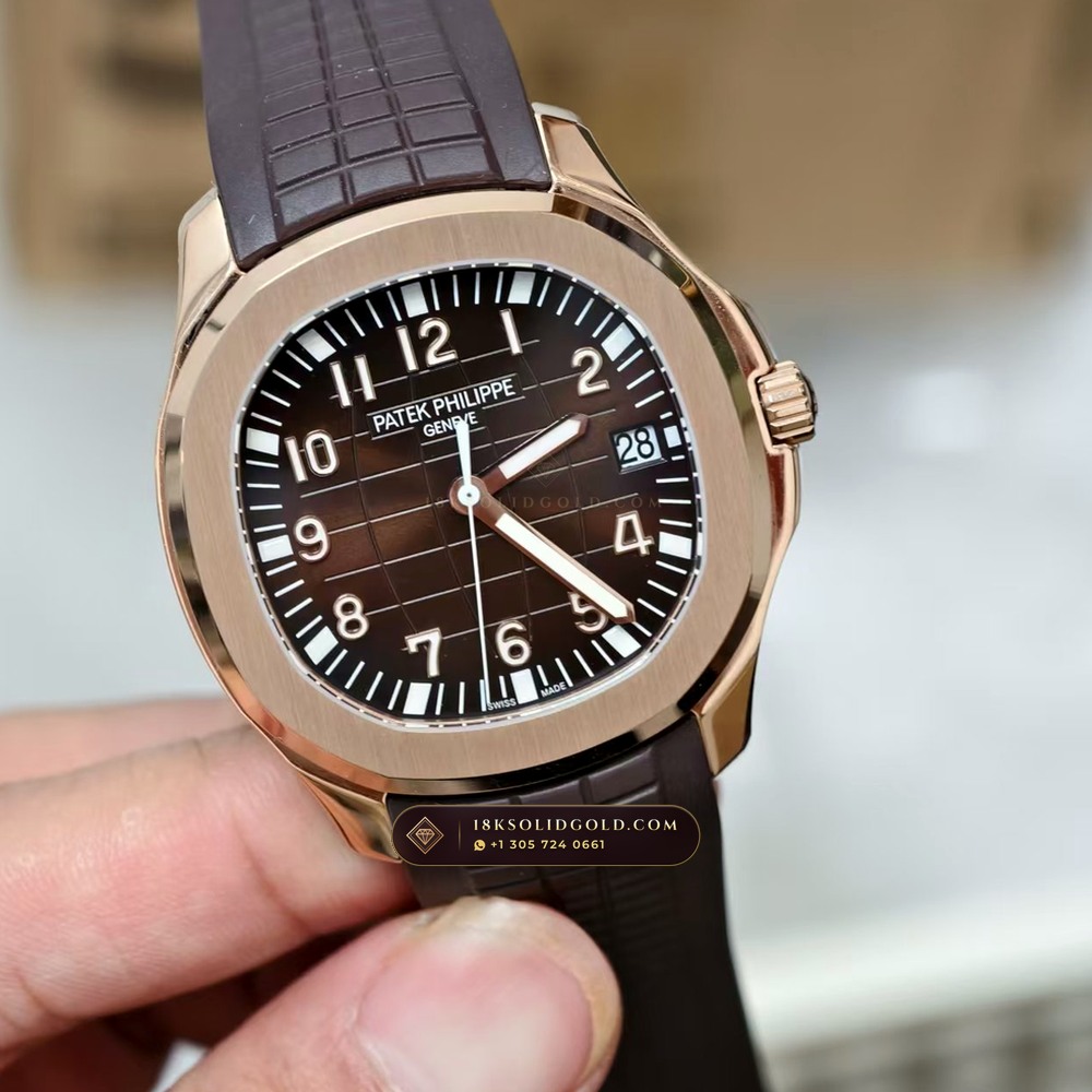 Patek Philippe Aquanaut Extra-Large Self-Winding 18K Rose Gold Monte-Carlo Showroom Spec Reference 5167R — Hallmarked Edition angle 3