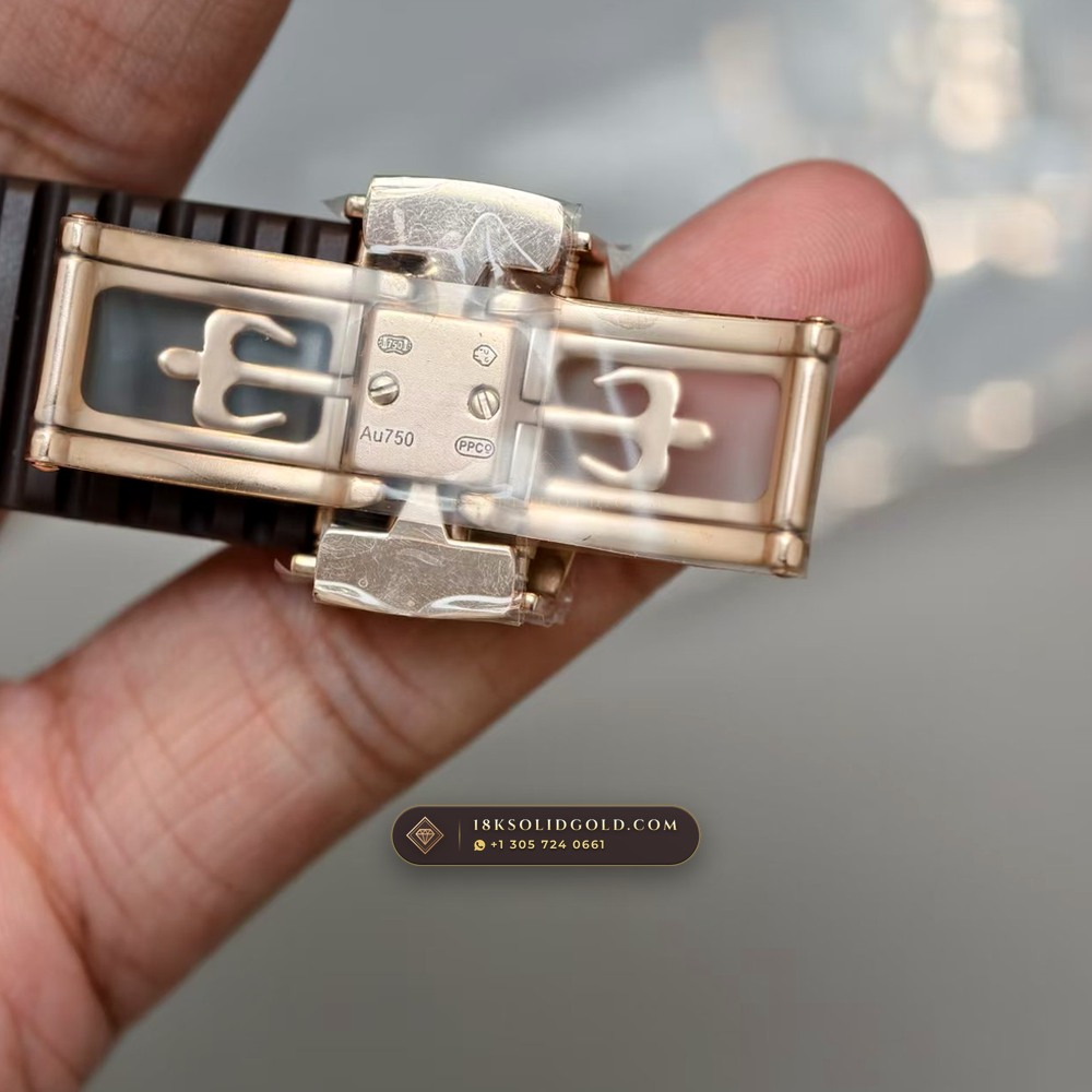 Patek Philippe Aquanaut Extra-Large Self-Winding 18K Rose Gold Monte-Carlo Showroom Spec Reference 5167R — Hallmarked Edition — Studio Gallery Plate VII in 18K Rose Gold Au750 (108.1g Verified Mass, Patek Philippe Cal. 324 S C - 21K Gold Rotor)