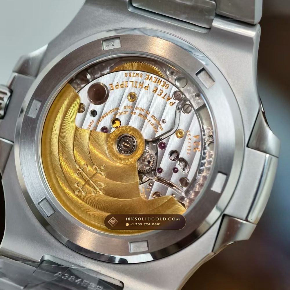 Patek Philippe Nautilus Self-Winding Monte-Carlo Showroom Spec Reference 5711A — Salon Edition — Studio Gallery Plate VII in 904L Stainless Steel Custom Architecture (115.0g Verified Mass, Patek Philippe Cal. 26-330 S C / Cal. 324 S C - 21K Gold Rotor)