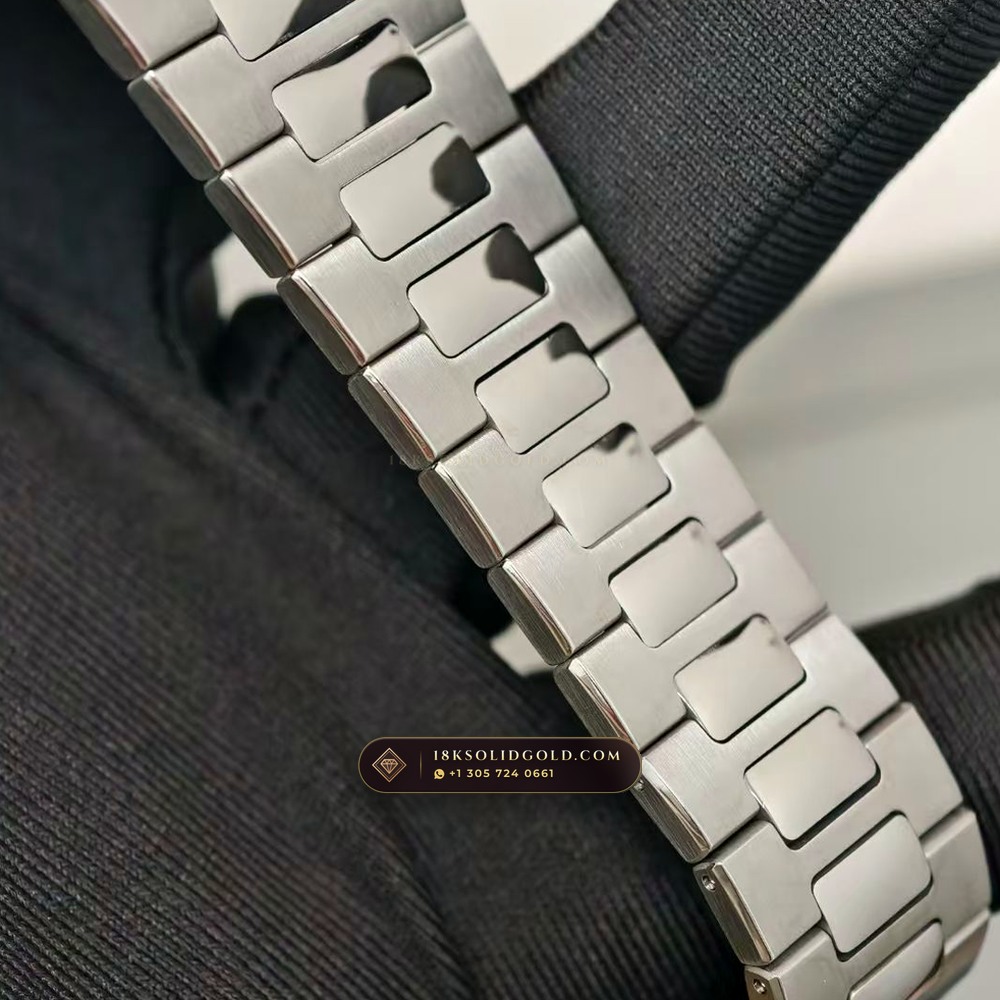 Patek Philippe Nautilus Moonphase & Power Reserve Hand-Chamfered Bevel Spec Reference 5712A — Salon Edition — Studio Gallery Plate VII in 904L Stainless Steel Custom Architecture (116.3g Verified Mass, Patek Philippe Cal. 240 PS IRM C LU - 22K Gold Micro-Rotor)