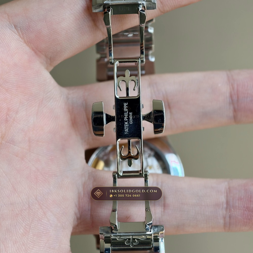 Patek Philippe Twenty 4 Automatic Reference 7300/1200A-001 — Salon Edition — Studio Gallery Plate XI in 904L Stainless Steel Custom Architecture (107.6g Verified Mass, Patek Philippe Cal. 324 S C - 21K Gold Rotor)
