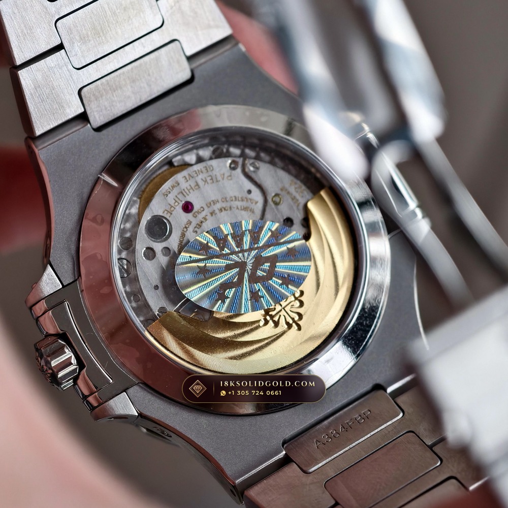 Patek Philippe Nautilus Annual Calendar & Moonphase Reference 5726/1A-014 — Salon Edition — Studio Gallery Plate VII in 904L Stainless Steel Custom Architecture (147.6g Verified Mass, Patek Philippe Cal. 324 S QA LU 24H - 21K Gold Rotor)
