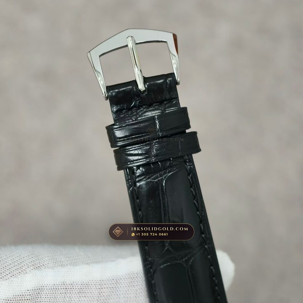 Patek Philippe Calatrava Automatic 18K White Gold Reference 5227G-001 — Hallmarked Edition — Studio Gallery Plate VIII in 18K White Gold Au750 (79.0g Verified Mass, Patek Philippe Cal. 324 S C - 21K Gold Rotor)