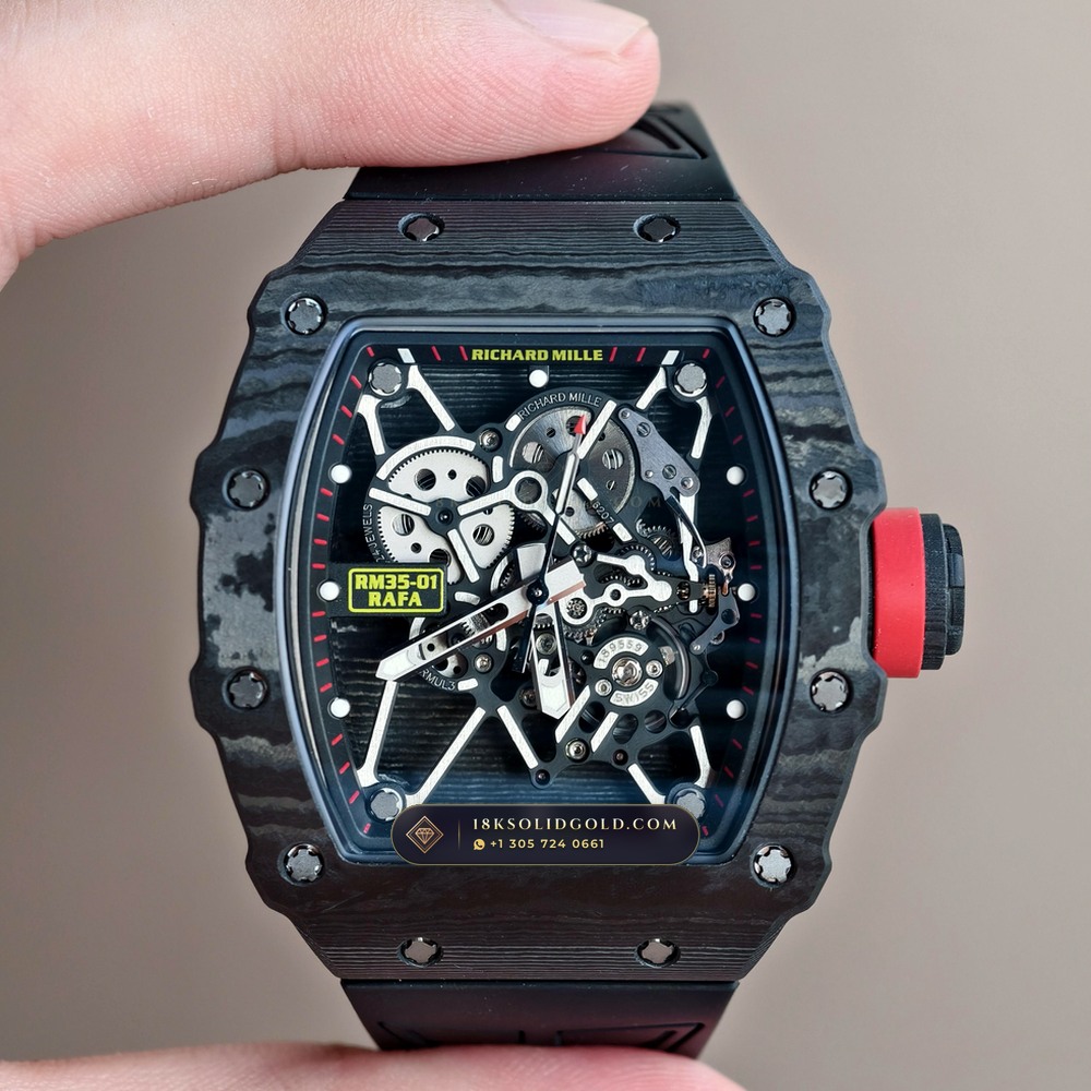 Richard Mille RM 35-01 Rafael Nadal Manual Winding 5-Axis CNC Case — Salon Edition