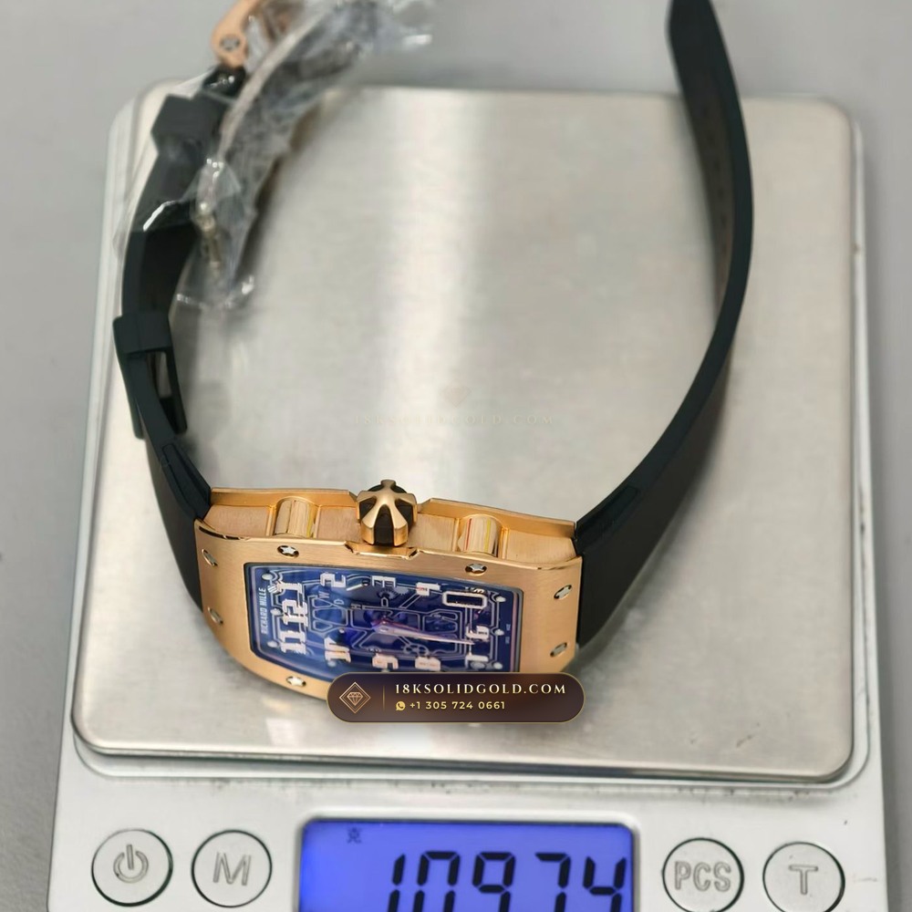 Richard Mille RM 67-01 Automatic Extra-Flat 18K Rose Gold — Hallmarked Edition — Studio Gallery Plate IX in 18K Rose Gold Au750 (73.4g Verified Mass, Richard Mille Cal. CRMA6 - Platinum Rotor)