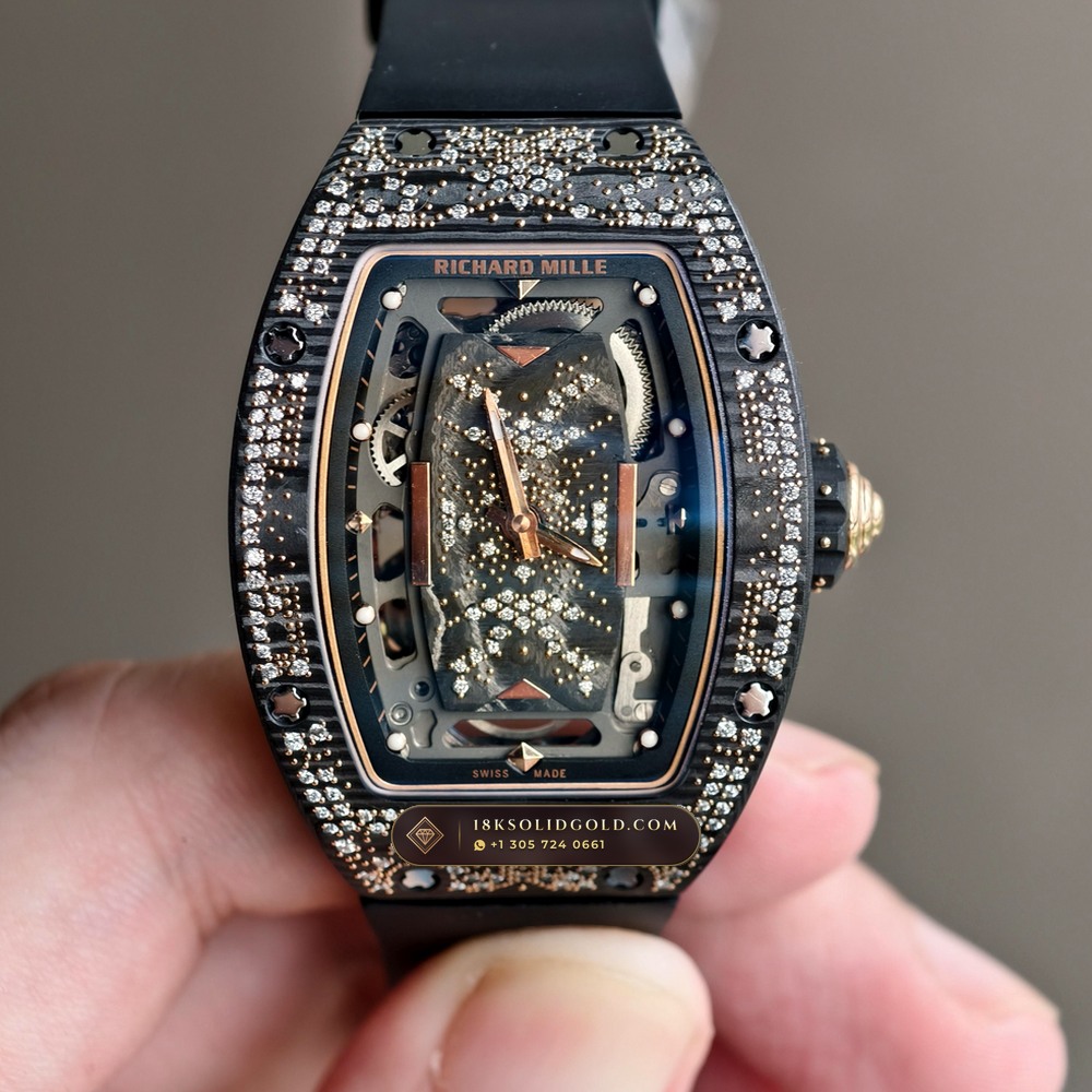 Richard Mille RM 07-01 Automatic Tonneau Misty Night Carbon TPT & Gold Leaf — Salon Edition