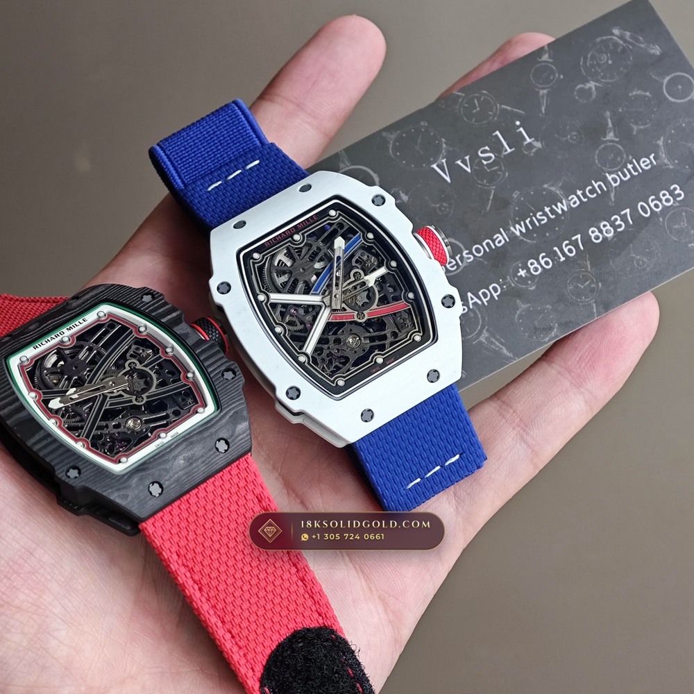 Richard Mille RM 67-02 Automatic Extra-Flat Italy Limited Edition 5-Axis CNC Case — Salon Edition — Studio Gallery Plate X in Carbon TPT & Grade 5 Titanium (33.2g Verified Mass, Richard Mille Cal. CRMA7 Skeletonized Titanium)
