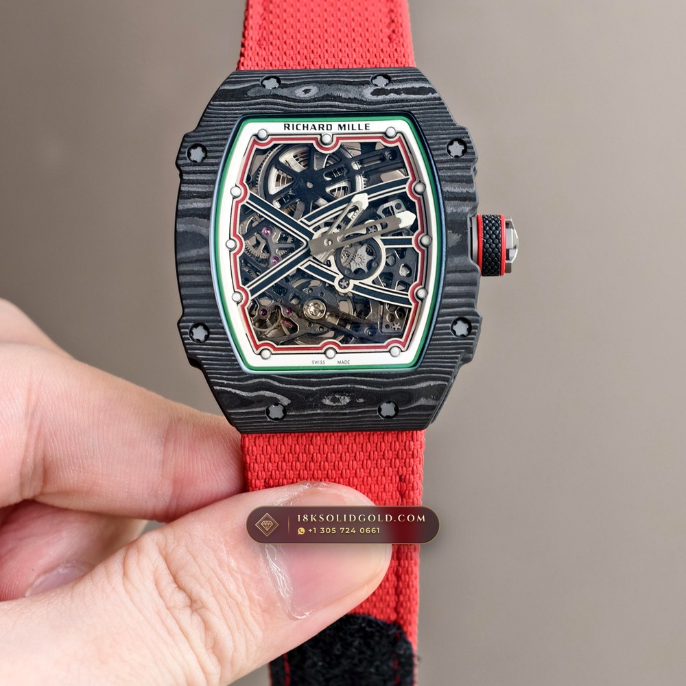 Richard Mille RM 67-02 Automatic Extra-Flat Italy Limited Edition 5-Axis CNC Case — Salon Edition angle 2