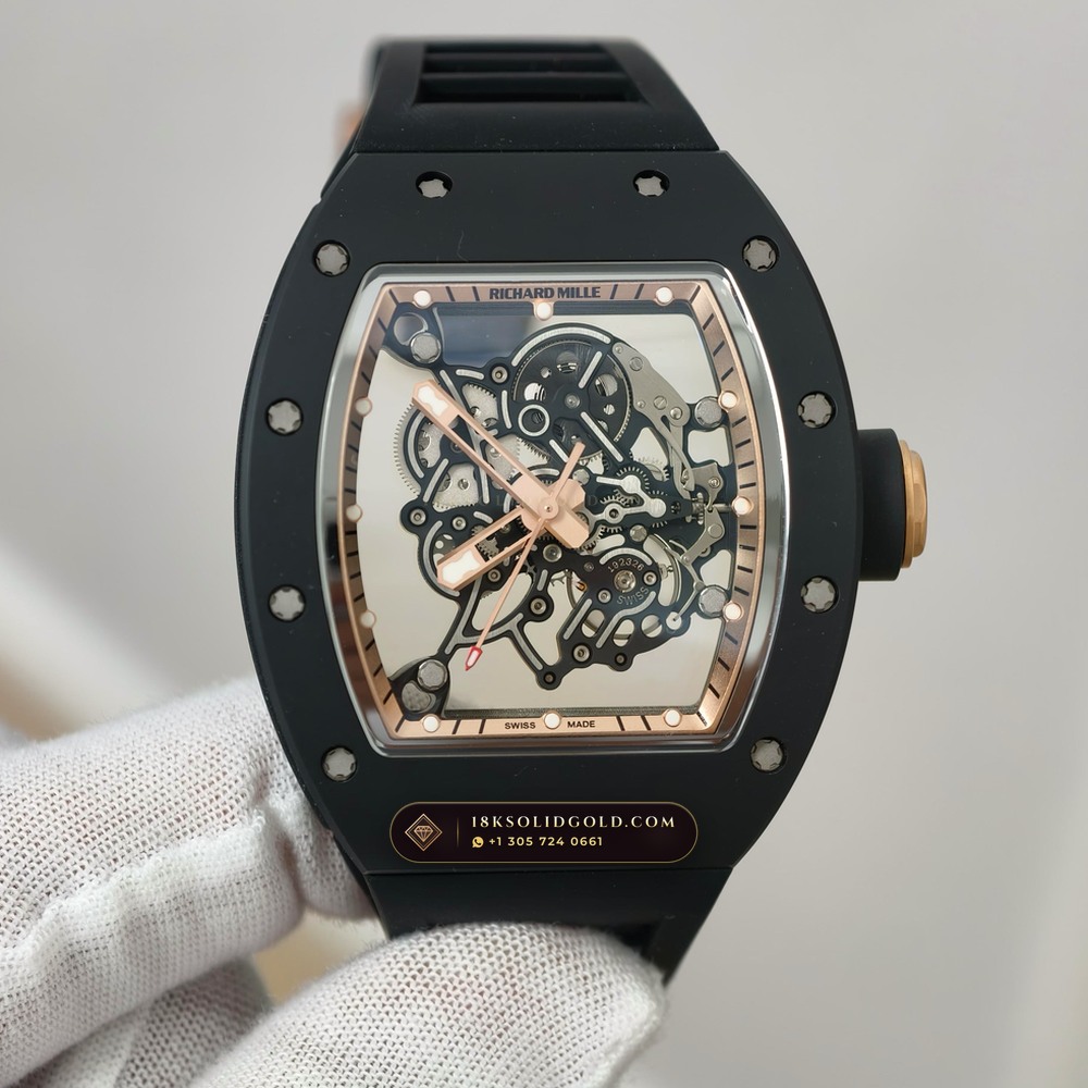 Richard Mille RM 055 Bubba Watson Manual Winding Asia Limited Edition 5-Axis CNC Case — Salon Edition