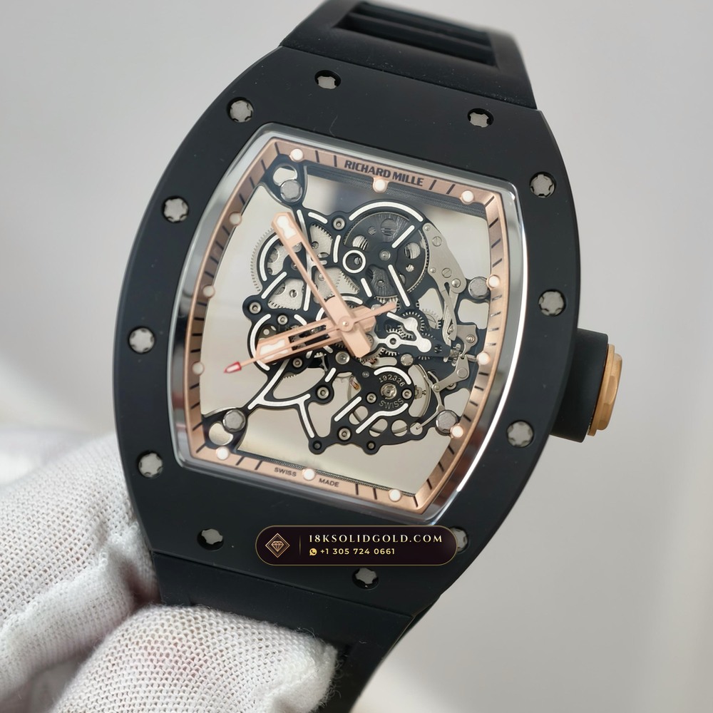 Richard Mille RM 055 Bubba Watson Manual Winding Asia Limited Edition 5-Axis CNC Case — Salon Edition angle 3