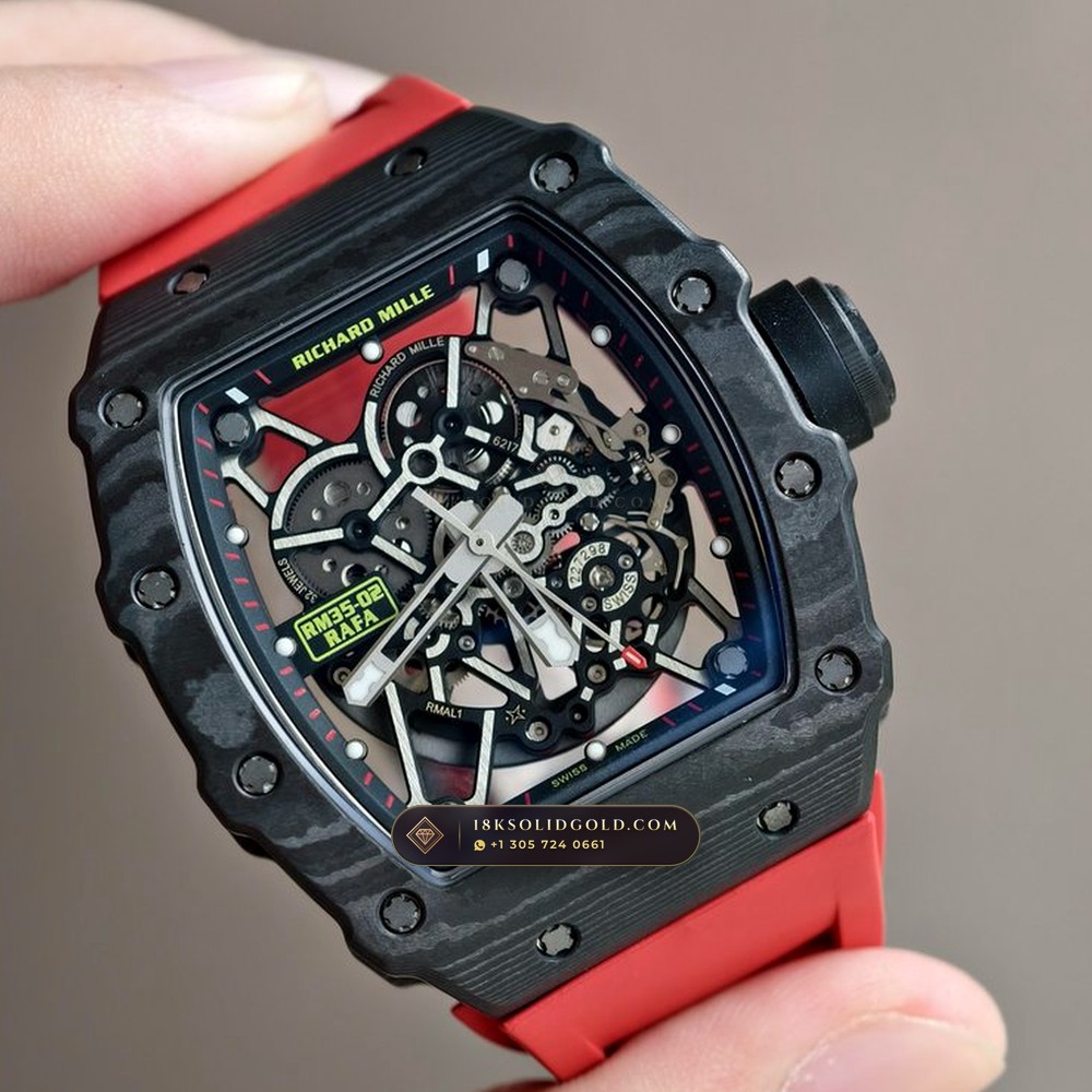 Richard Mille RM 35-02 Rafael Nadal Automatic Carbon TPT Skeleton — Salon Edition angle 2