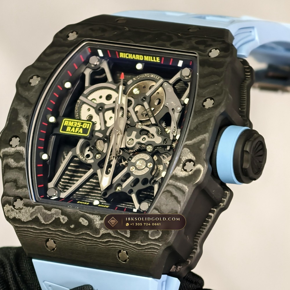Richard Mille RM 35-01 Rafael Nadal Manual Winding Chronometer Regulated Spec — Salon Edition angle 3