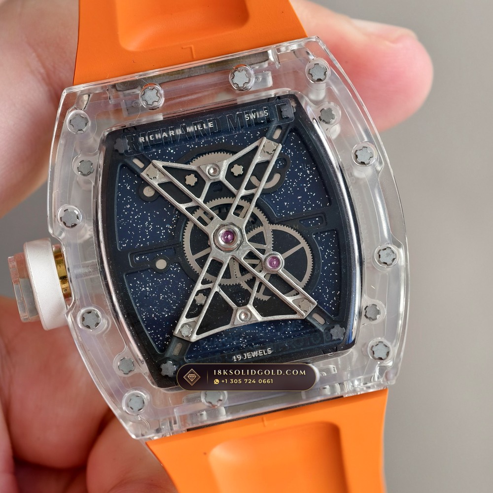 Richard Mille RM 52-05 Pharrell Williams Crystalline Sapphire Tourbillon — Salon Edition — Studio Gallery Plate VII in Crystalline Sapphire & Grade 5 Titanium (78.3g Verified Mass, Richard Mille Hand-Wound Tourbillon Calibre)