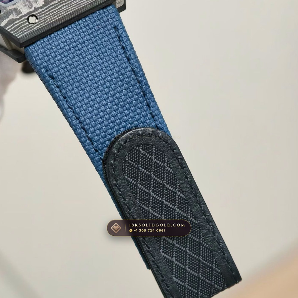 Richard Mille RM 055 Bubba Watson Manual Winding Americas Limited Edition — Salon Edition — Studio Gallery Plate VII in Carbon TPT & Grade 5 Titanium (66.1g Verified Mass, Richard Mille Cal. RMUL2 Grade 5 Titanium Skeleton)
