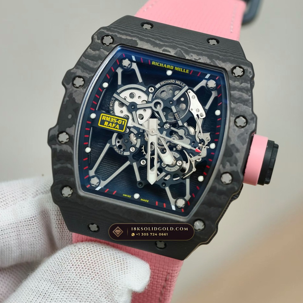 Richard Mille RM 35-01 Rafael Nadal Manual Winding Hand-Chamfered Bevel Spec — Salon Edition angle 3