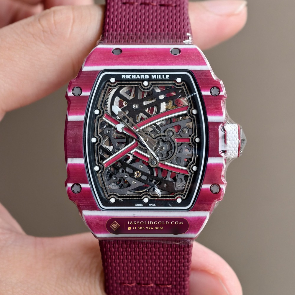 Richard Mille RM 67-02 Automatic Extra-Flat Mutaz Barshim Crimson Quartz TPT — Salon Edition