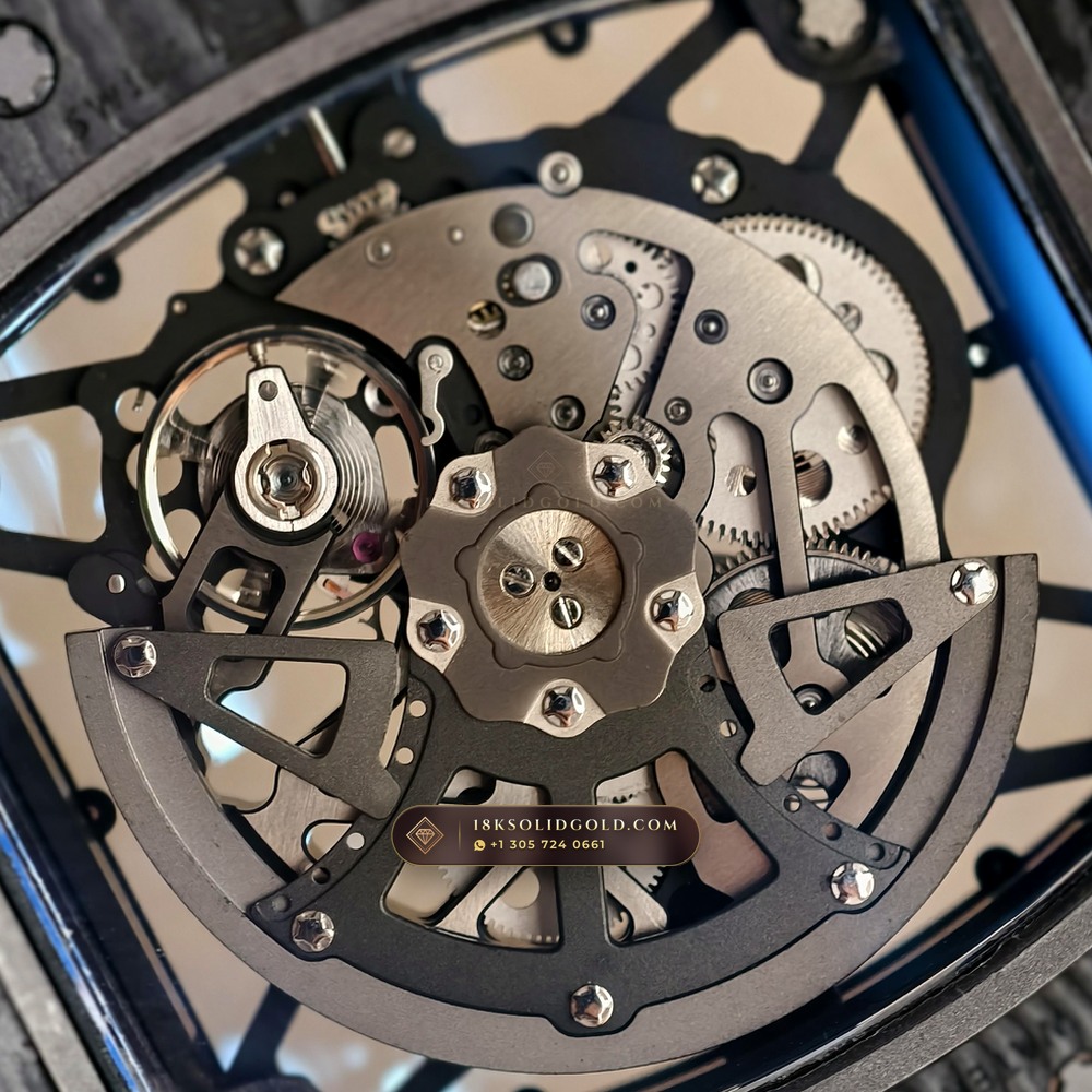 Richard Mille RM 35-02 Rafael Nadal Automatic Black Carbon TPT — Salon Edition — Studio Gallery Plate X in Carbon TPT & Grade 5 Titanium (50.4g Verified Mass, Richard Mille Cal. RMAL1 Variable-Geometry Rotor)