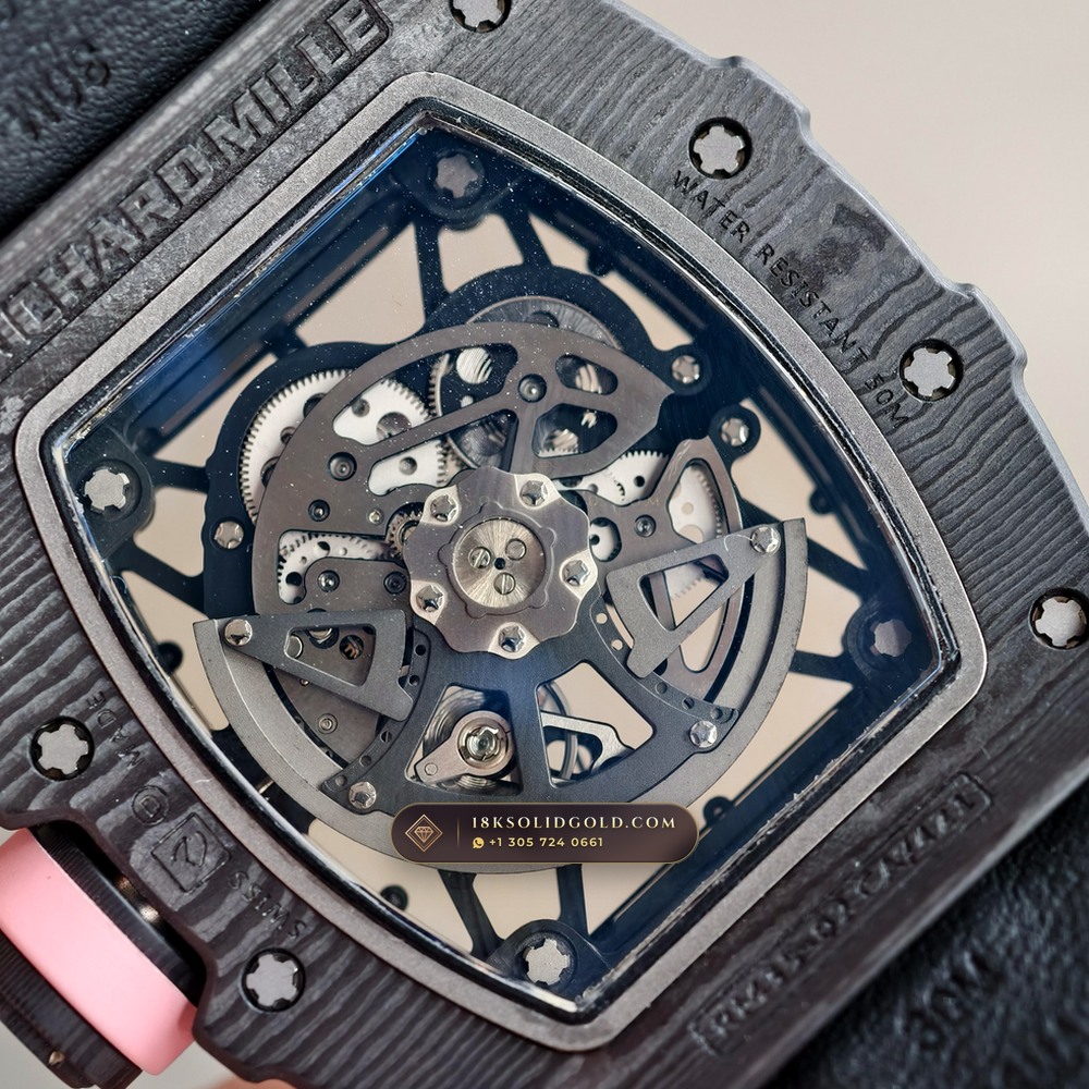 Richard Mille RM 35-02 Rafael Nadal Automatic Black Carbon TPT — Salon Edition — Studio Gallery Plate IX in Carbon TPT & Grade 5 Titanium (50.4g Verified Mass, Richard Mille Cal. RMAL1 Variable-Geometry Rotor)