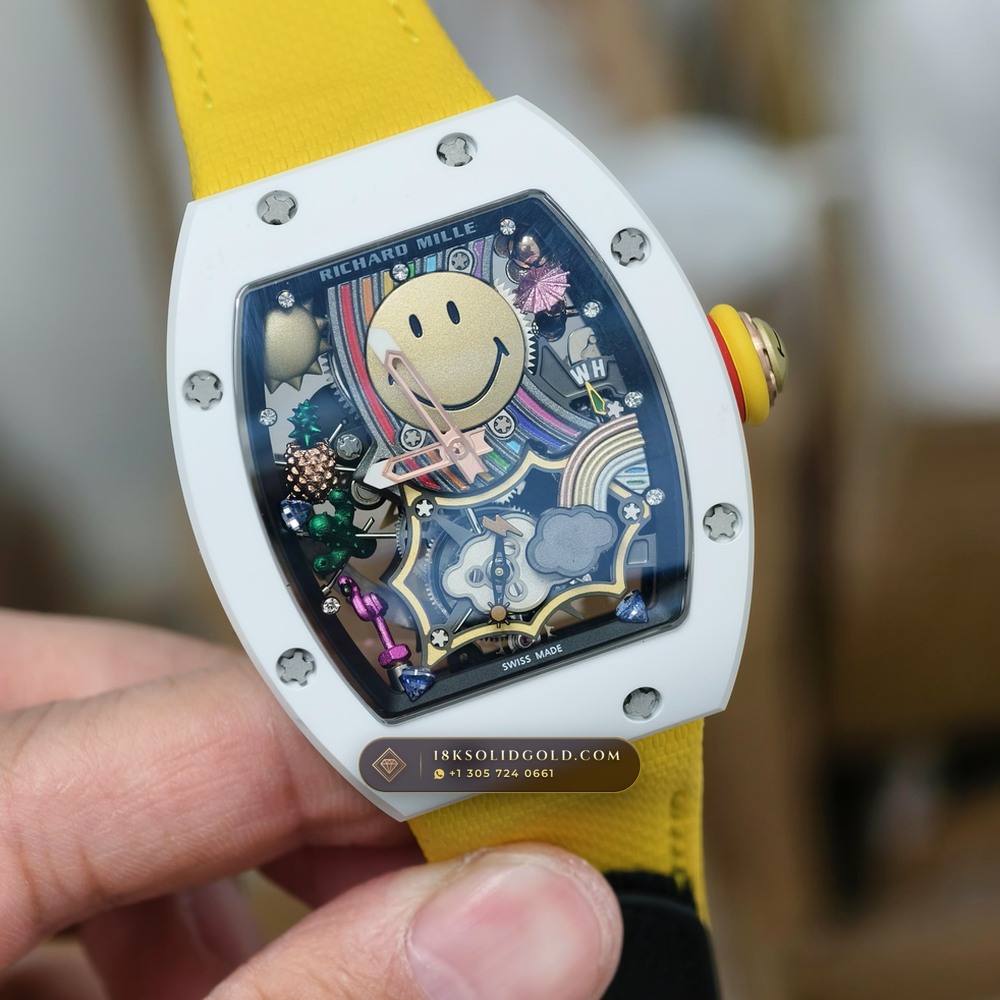 Richard Mille RM Tourbillon Haute Horlogerie Smiley Tourbillon Reference RM 088 — Salon Edition angle 2