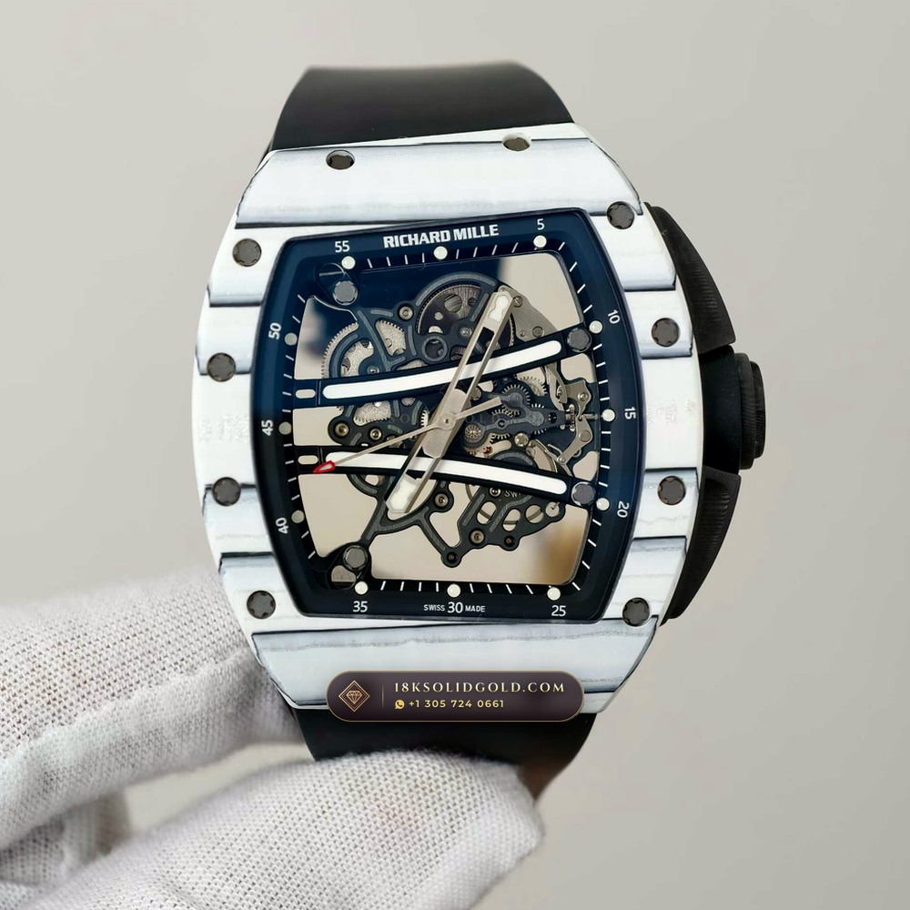 Richard Mille RM 61-01 Yohan Blake Asymmetric White Quartz TPT — Salon Edition