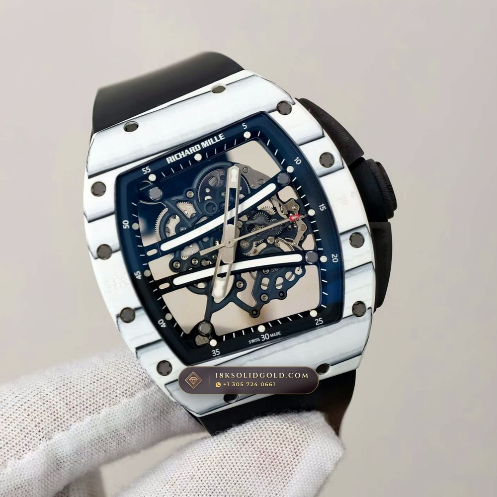 Richard Mille RM 61-01 Yohan Blake Asymmetric White Quartz TPT — Salon Edition angle 2