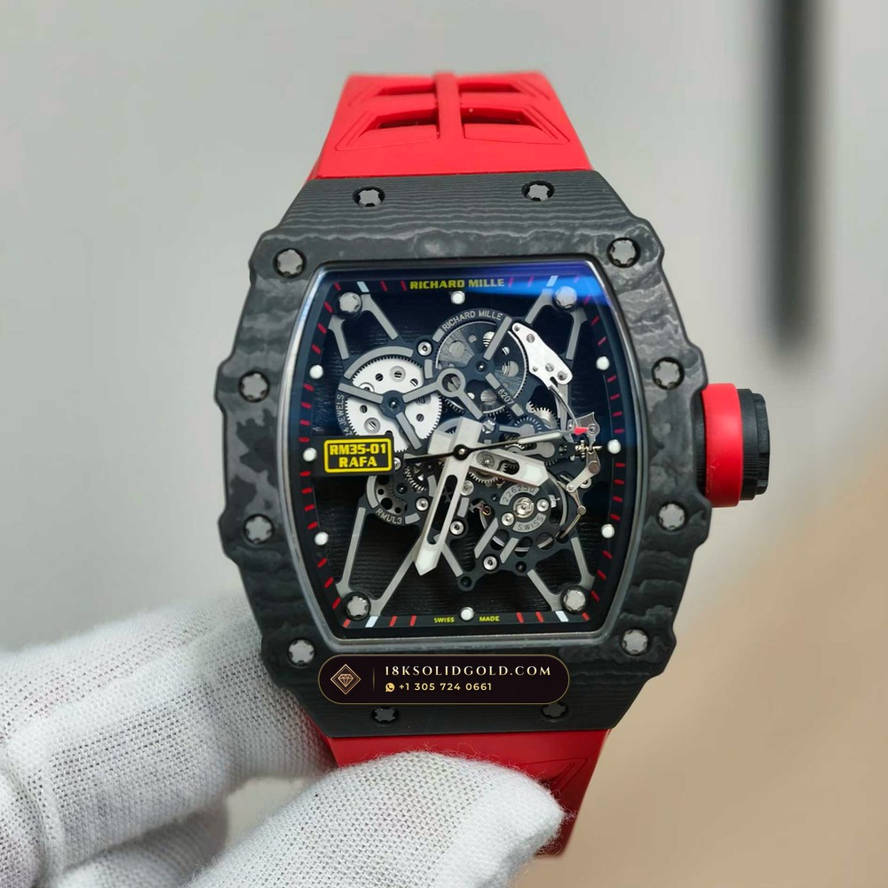 Richard Mille RM 35-01 Rafael Nadal Manual Winding Sapphire Caseback Spec — Salon Edition