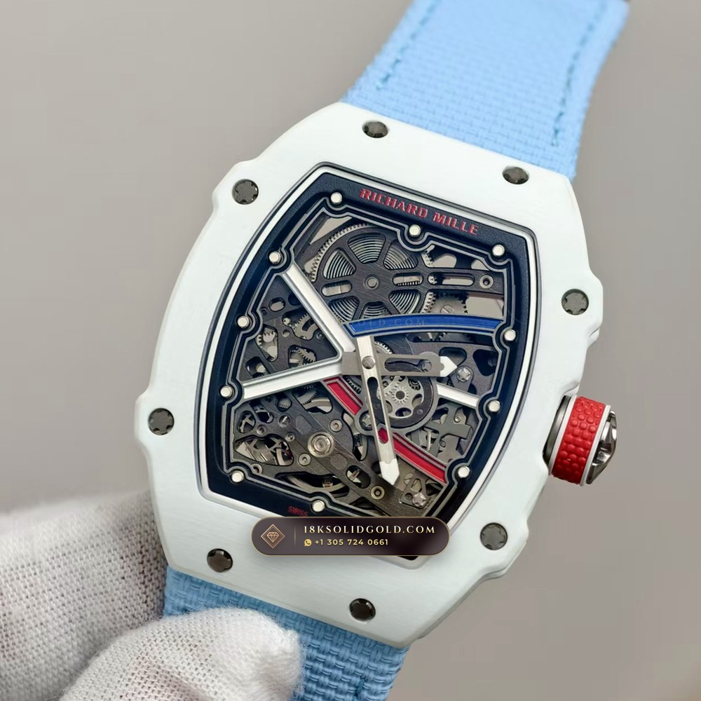 Richard Mille RM 67-02 Automatic Extra-Flat White Quartz TPT — Salon Edition angle 3