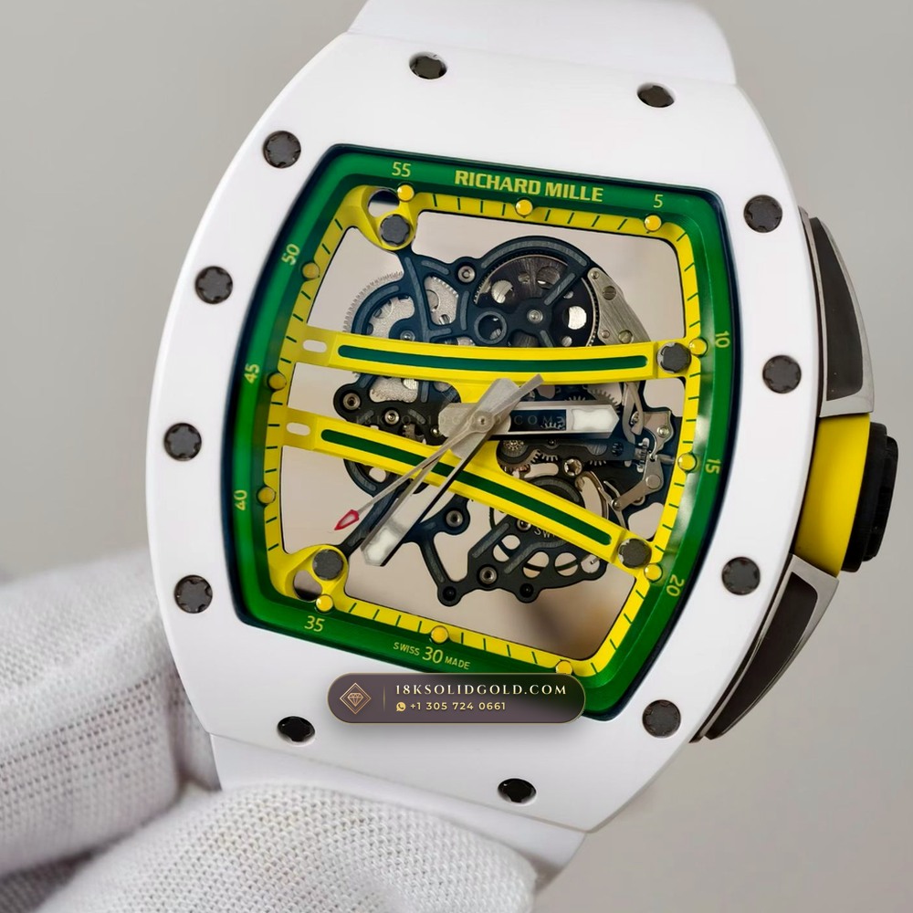 Richard Mille RM 61-01 Yohan Blake Asymmetric Hand-Chamfered Bevel Spec — Salon Edition angle 3