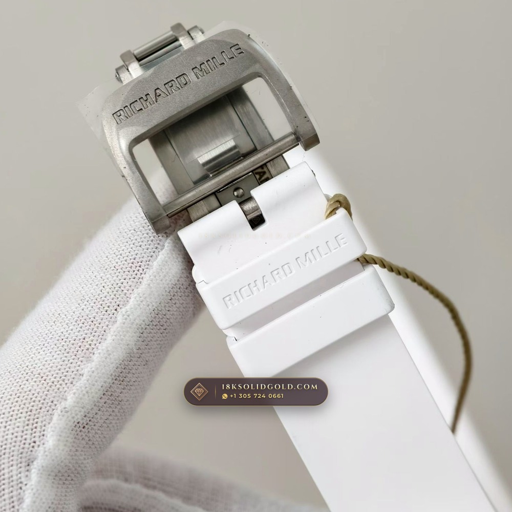 Richard Mille RM 61-01 Yohan Blake Asymmetric Hand-Chamfered Bevel Spec — Salon Edition — Studio Gallery Plate VII in Carbon TPT & Grade 5 Titanium (55.4g Verified Mass, Richard Mille Cal. RMUL2 Free-Sprung Skeleton)