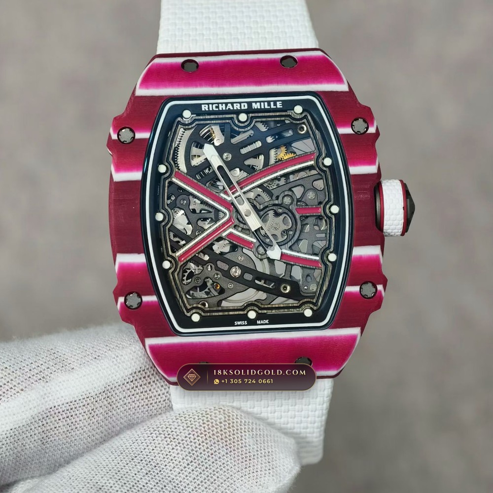 Richard Mille RM 67-02 Automatic Extra-Flat Mutaz Barshim Crimson Quartz TPT Geneva Atelier Spec — Salon Edition